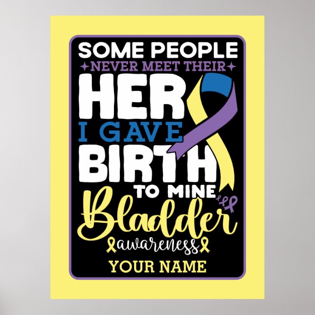 Poster Bladder warrior Some People Never Meet Their Hero (Frente)