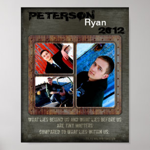 Poster Blade Urbana de Colagem de MAIS VELHO de 3 ranhura