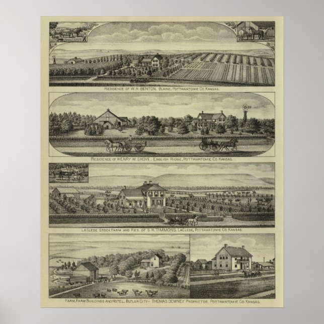 Pôster Blaine, Kansas (Frente)