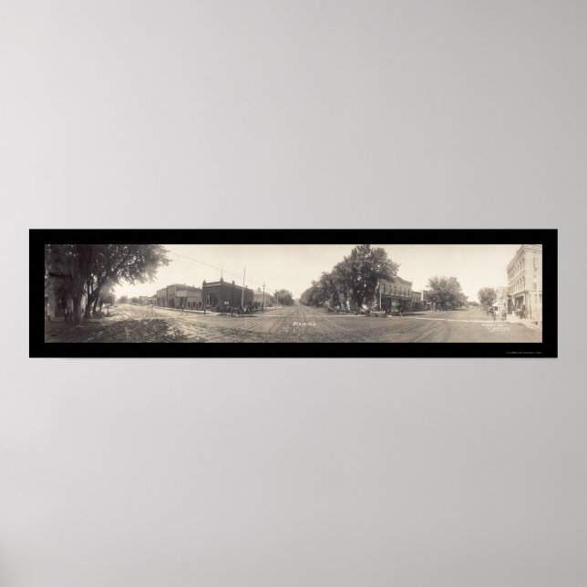 Poster Blair, NE Foto 1908 (Frente)