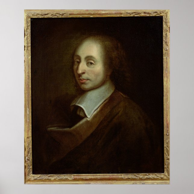 Pôster Blaise Pascal c.1691 (Frente)