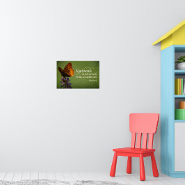 Poster Blaise Pascal Inspirational Cite "Palavras bonitas