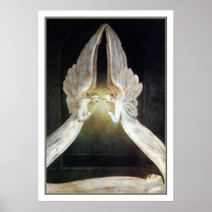 Poster Blake: Cristo no Sepulcher, Guardado por Anjos