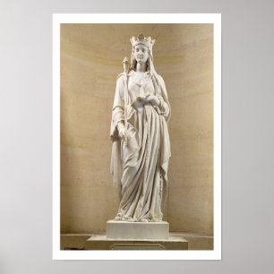 Poster Blanche de 1188-1252) rainhas do Castile (de