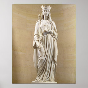 Pôster Blanche de 1188-1252) rainhas do Castile (de