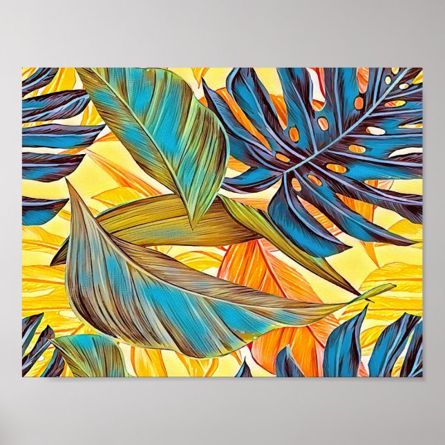 Poster Blätter em Farben (Frente)