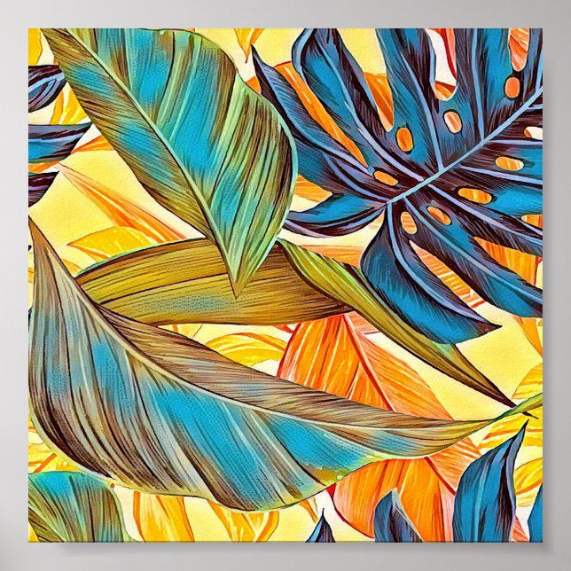 Poster Blätter em Farben (Frente)