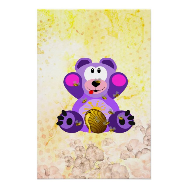 Pôster Blauer Honig Bär (Frente)