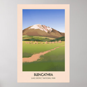 Poster Blencathra Parque Nacional do Distrito dos Lagos V