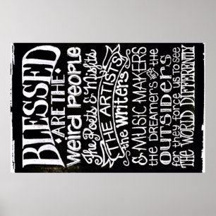 Pôster Blessed are the Weird People