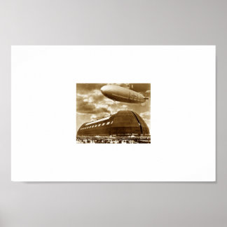Poster Blimp Hanger Akron Ohio