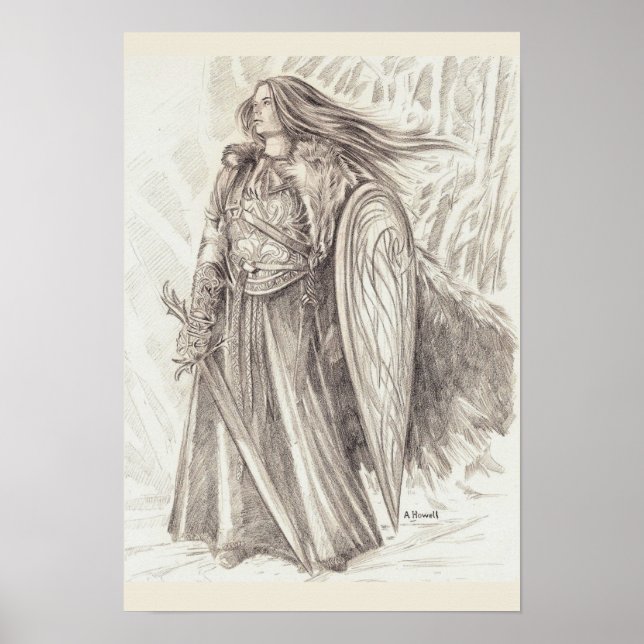 Pôster Blindagem Maiden de Avalon (Frente)