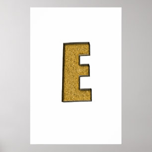 Poster Bling Dourado E