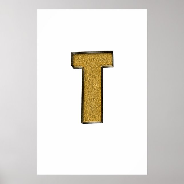 Pôster Bling Dourado T (Frente)