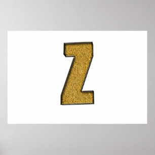 Pôster Bling Dourado Z