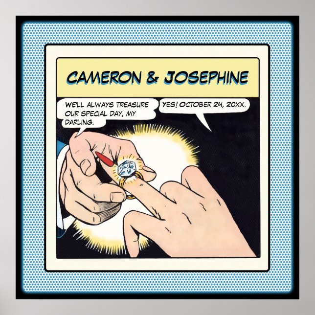 Poster Bling Ring Casing Pontos Azuis (Frente)