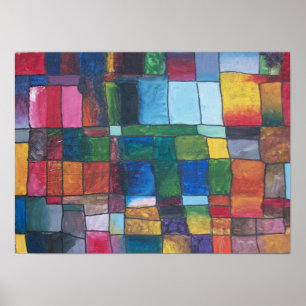 Poster Bloco da cor