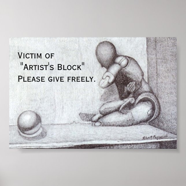 Pôster "Bloco de Artista" MiniPoster (Frente)