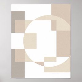 Poster Blocos Geométricos Suaves – Simples e Elegantes