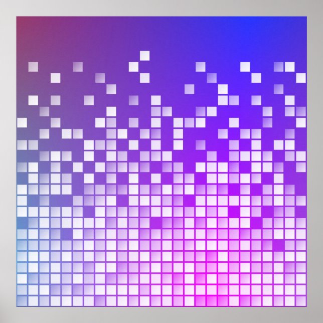 Pôster Blocos Roxos (Frente)