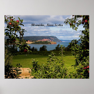Poster Blomidin, Nova Escócia, Canadá
