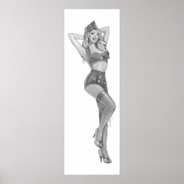 Poster Blonde Bombshell