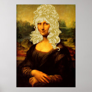 Pôster Blonde Mona Lisa