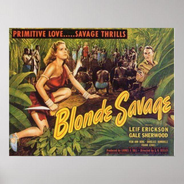 Pôster Blonde Savage (Frente)