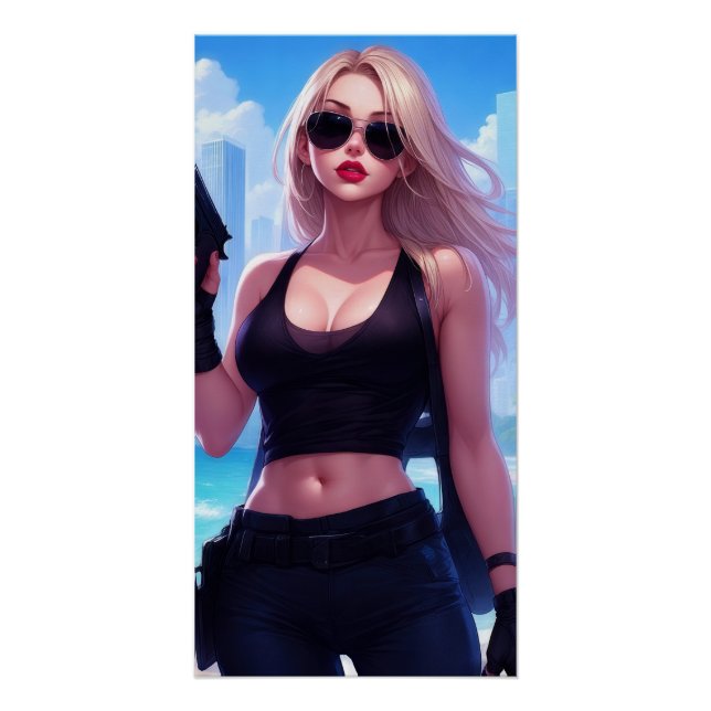 Pôster Blondie Bangs Back (Frente)