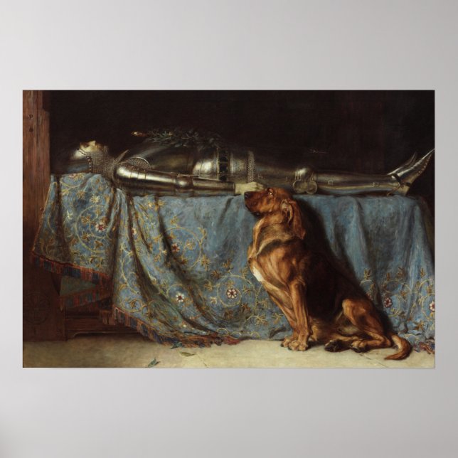 Poster Bloodhound do século XIX (Frente)