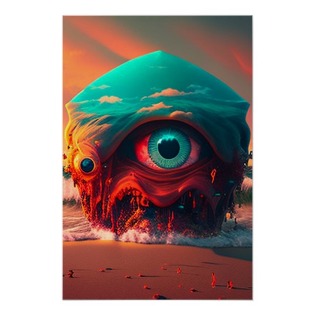 Pôster Bloody Eyes (Frente)