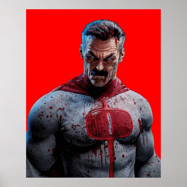 Poster Bloody Omni Man (Frente)