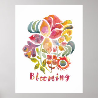 Poster Blooming