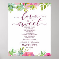 Blooming Chic Love é um doce sinal de casamento