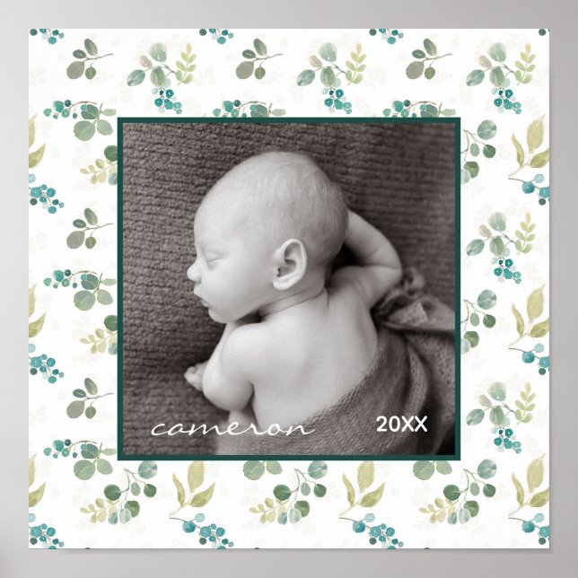 Poster Blooming Delight Pattern (Frente)