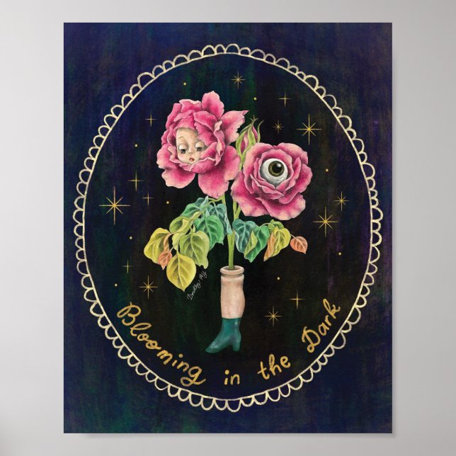 Poster Blooming in the Dark  (Frente)