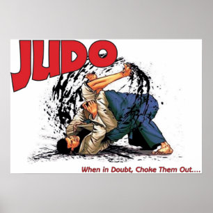 Pôster Bloqueador do judo para fora