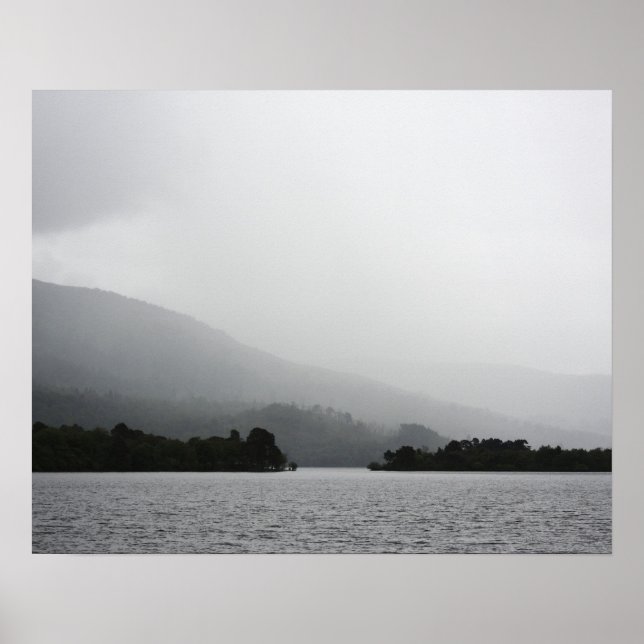 Poster Bloquear a cena de Lomond. (Frente)