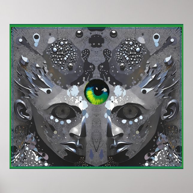 Poster Bloqueio Astral - Arte de Ken Gage (Frente)