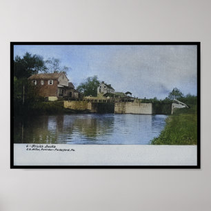 Poster Bloqueio do Canal Schuylkill de Frick