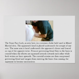 Pôster Bloqueio frontal ou Choque frontal