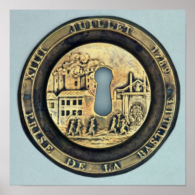 Pôster Bloqueio representando o Cerco da Bastilha (Frente)