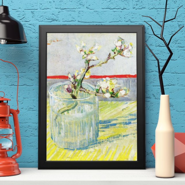 Poster Blossoming Almond Branch por Vincent van Gogh (Criador carregado)