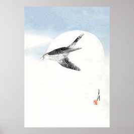 Poster Blue and White