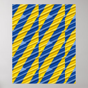 Poster Blue and Yellow Ukraine Inspired peace anti war