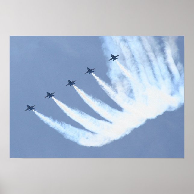 Poster Blue Angels FA-18 (Frente)