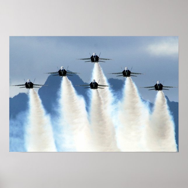 Poster Blue Angels Pensacola Florida Air Show (Frente)