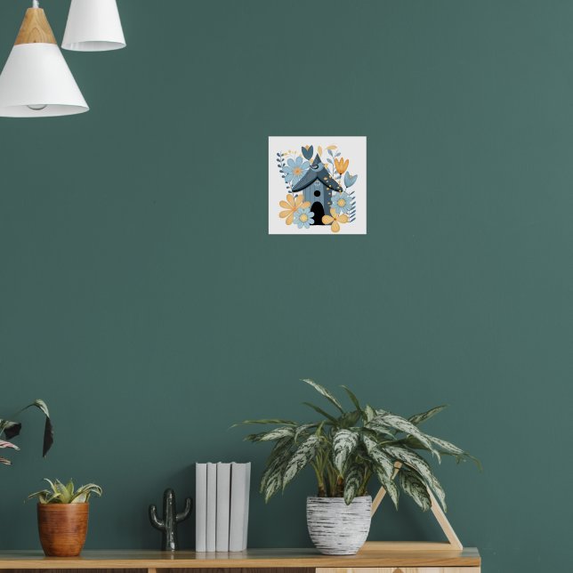 Poster Blue Bird House (Sala de Estar 1)