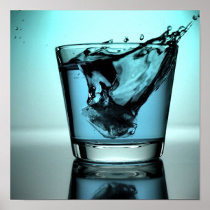 Poster Blue cocktail