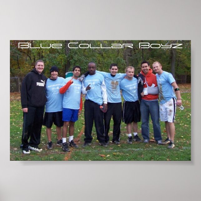 Pôster Blue Collar Boyz (Frente)
